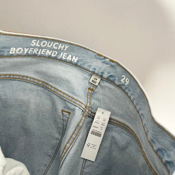 J. Crew Womens Slouchy Boyfriend Jean 29 Blue Waterside Wash Casual Cotton - Picture 8 of 15